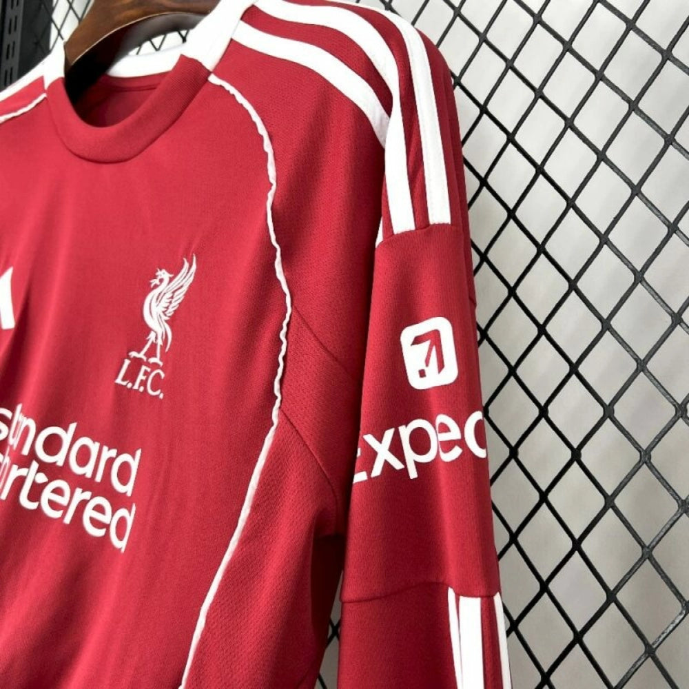 Liverpool FC 2025/26 Home Long Sleeve - Fan Version