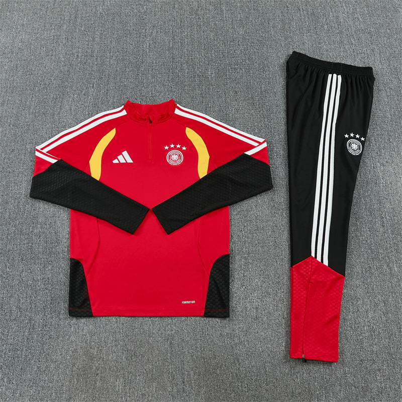 Germany 2026/27 Red ¼  Zip Training Set | Adult + Kids Sizes