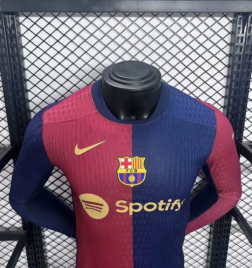 Barcelona 2024/25 Home Long Sleeve - Player Version
