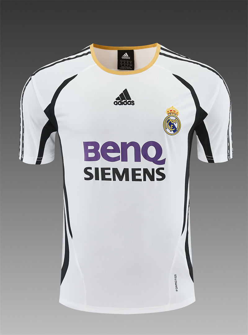 Real Madrid 2006/07 White Retro Training Top