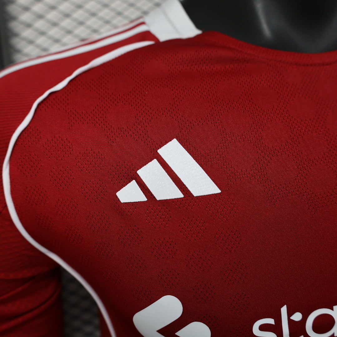 Liverpool FC 2025/26 Home Long Sleeve - Player Version
