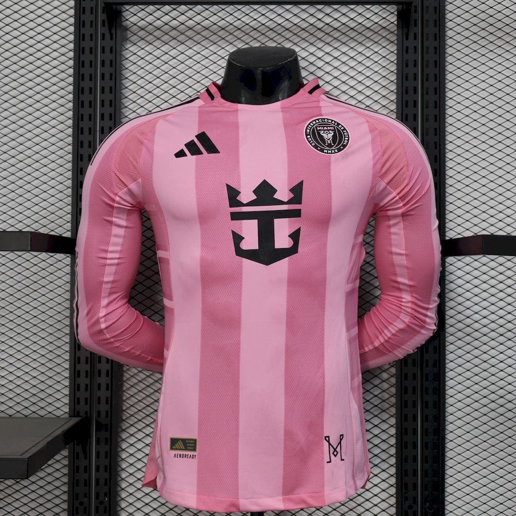 Inter Miami 2025/26 Home Long Sleeve - Player Version