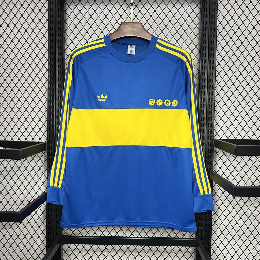Boca Juniors 1981/82 Home Long Sleeve - Retro