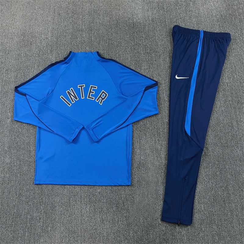 Inter Milan 2026/27 Blue ¼  Zip Training Set | Adult + Kids Sizes