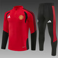 Manchester United 2026/27 Red ¼  Zip Training Set | Adult + Kids Sizes