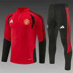 Manchester United 2026/27 Red ¼  Zip Training Set | Adult + Kids Sizes