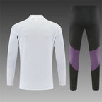 Manchester United 2025/26 White ¼  Zip Training Set | Adult + Kids Sizes