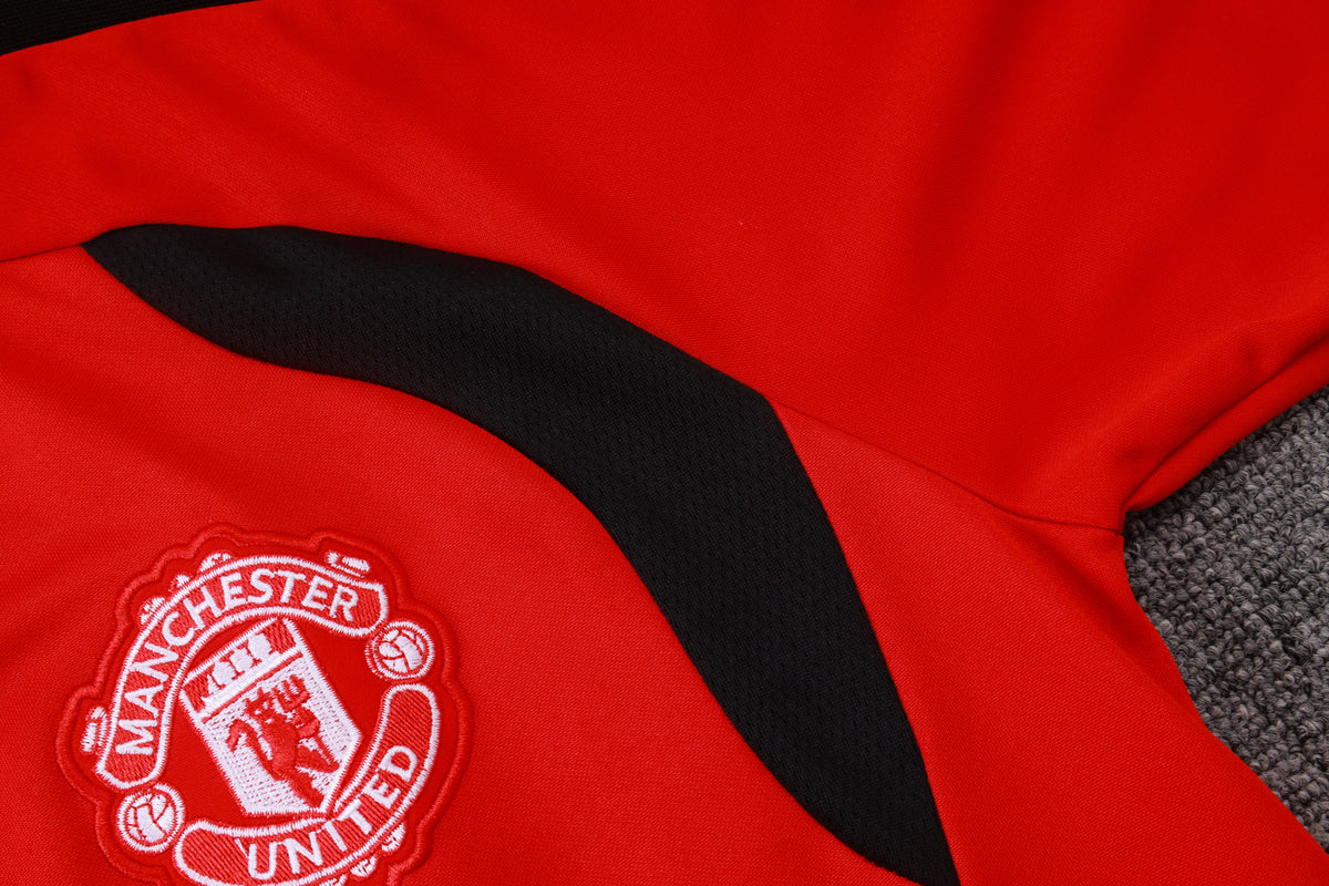 Manchester United 2026/27 Red Black Tracksuit  | Adult + Kids Sizes