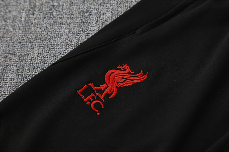 Liverpool FC 2025/26 Black ¼  Zip Training Set | Adult + Kids Sizes