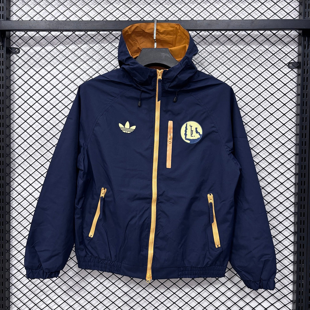 Al-Nassr 2026/27 Navy Hooded Windbreaker