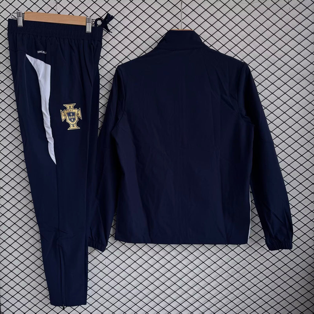 Portugal 2026 Navy - Windbreaker Tracksuit