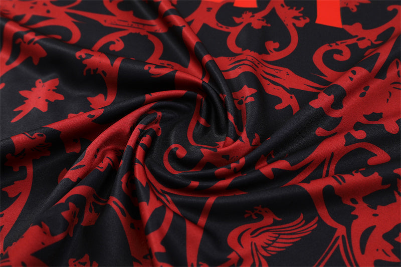 Liverpool FC 2025/26 Black/Red ¼  Zip Training Set | Adult + Kids Sizes