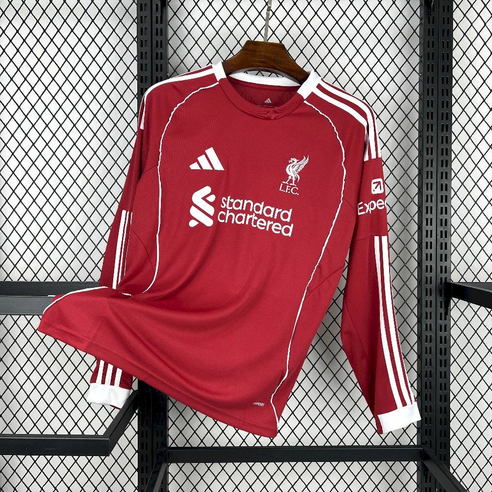 Liverpool FC 2025/26 Home Long Sleeve - Fan Version