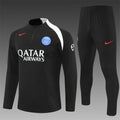Paris Saint-Germain 2025/26 Black T90 ¼ Zip Training Set | Adult + Kids Sizes