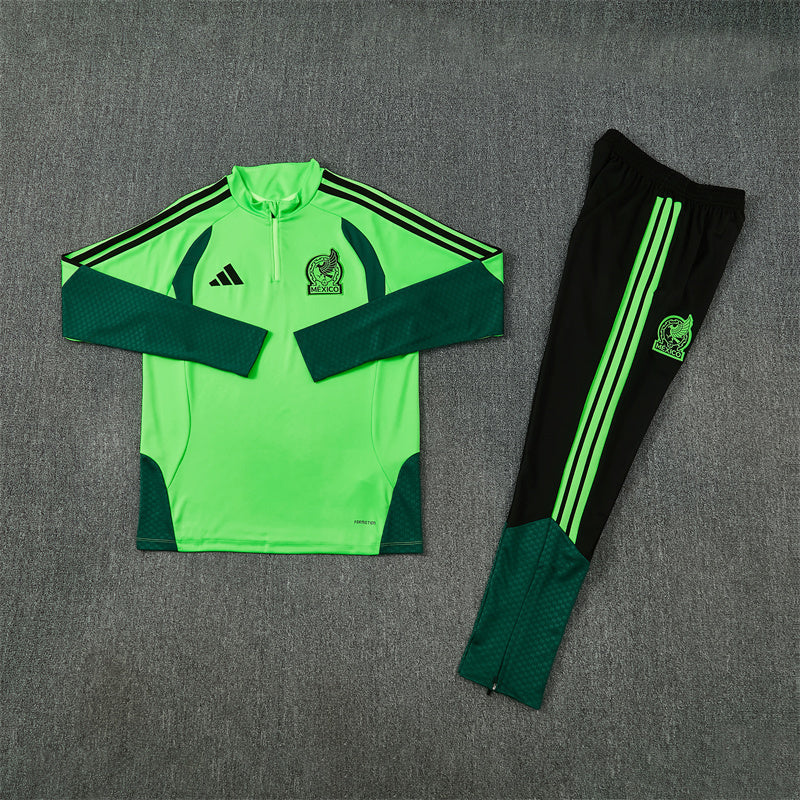 Mexico 2026/27 Green ¼  Zip Training Set | Adult + Kids Sizes