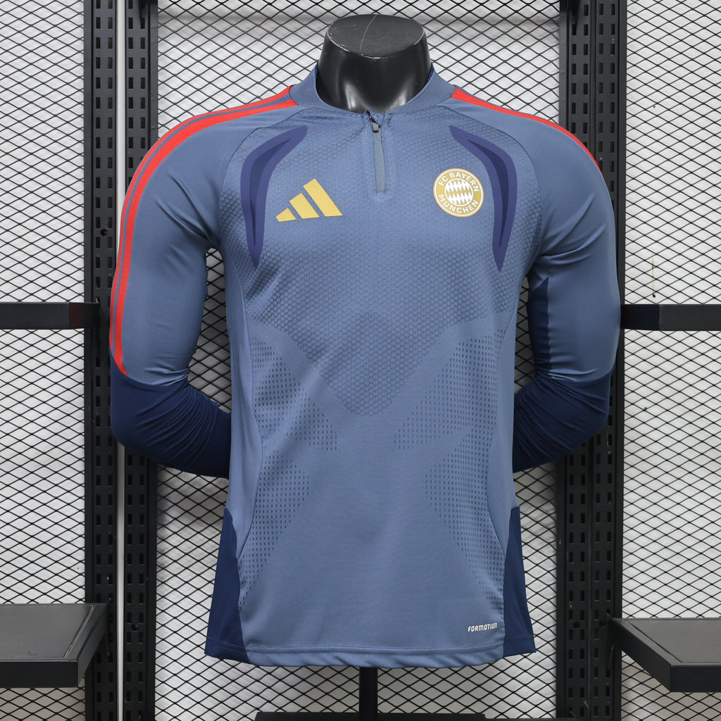 Bayern Munich 2026/27 Grey ¼  Zip Player Version Training Top