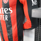 AC Milan 2025/26 Home Long Sleeve - Player Version