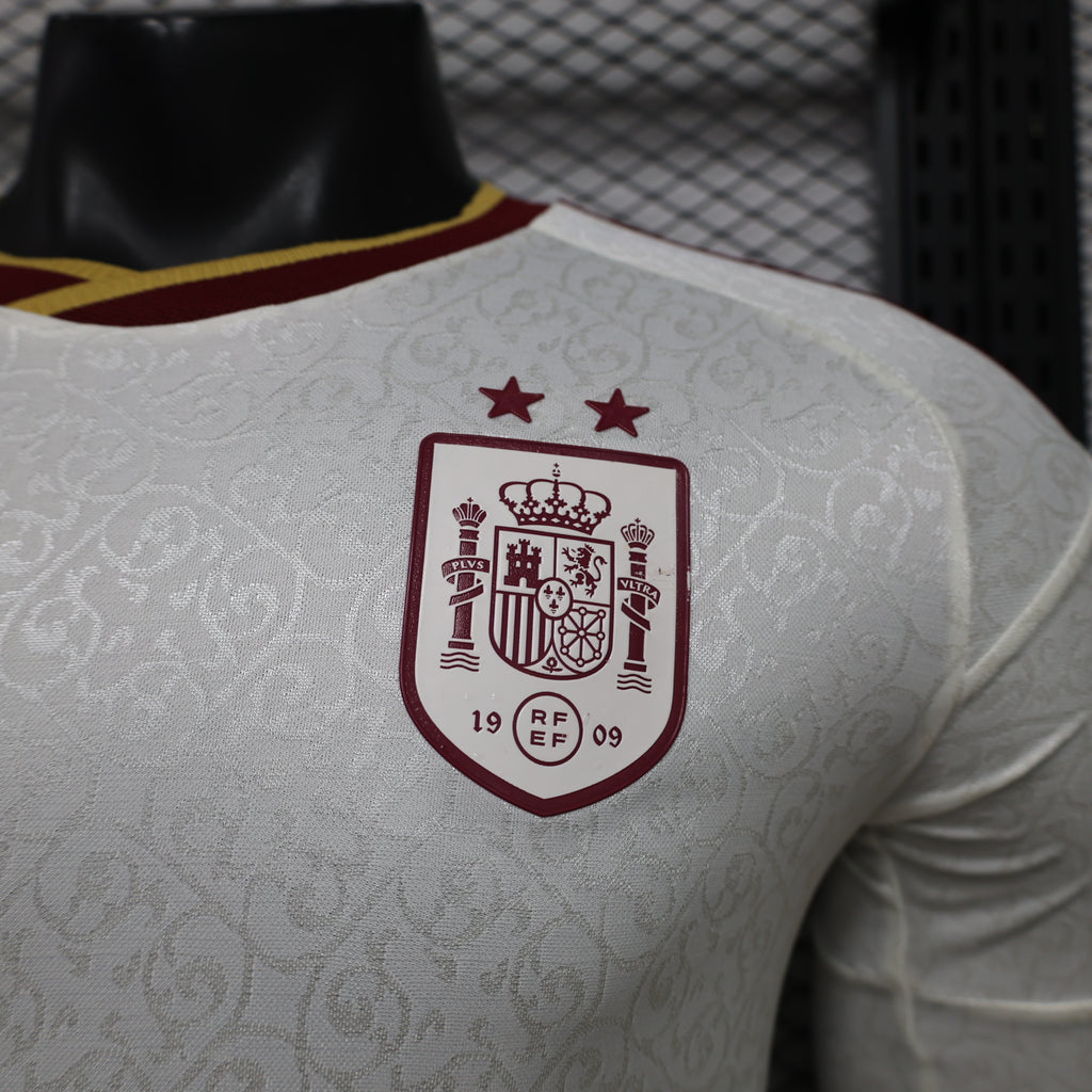 Spain 2026 Away ** 2 Stars + FIFA Champ. Badge Long Sleeve - Player Version