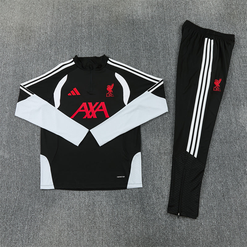 Liverpool FC 2026/27 Black Grey ¼  Zip Training Set | Adult + Kids Sizes