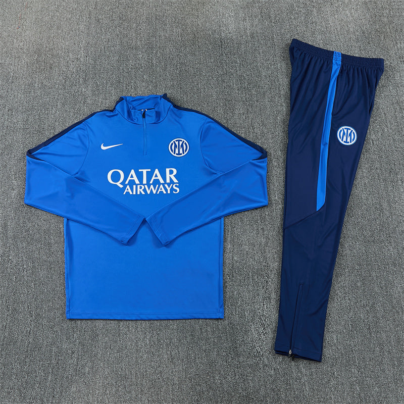 Inter Milan 2026/27 Blue ¼  Zip Training Set | Adult + Kids Sizes