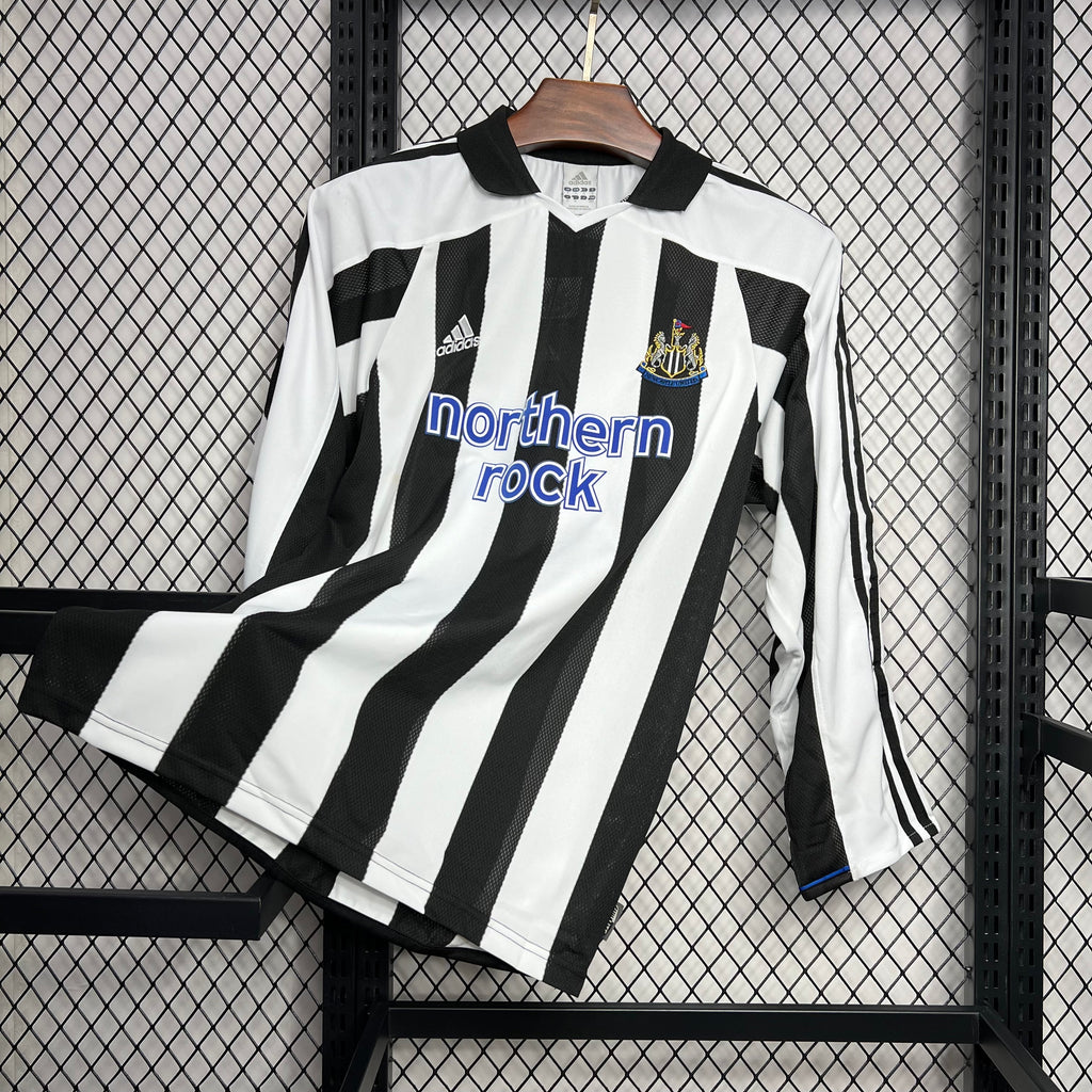 Newcastle United 2003/05 Home Long Sleeve - Retro
