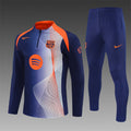 Barcelona 2025/26 Navy T90 ¼ Zip Training Set | Adult + Kids Sizes