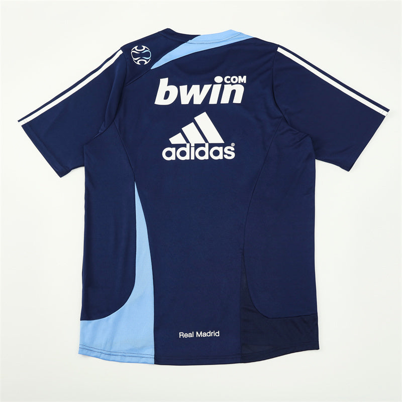 Real Madrid 2007/08 Navy Retro Training Top