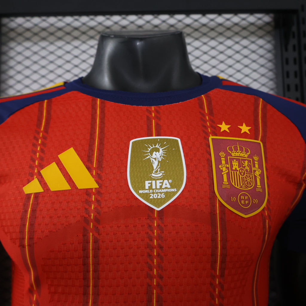 Spain 2026 Home ** 2 Stars + FIFA Champ. Badge - Player Version
