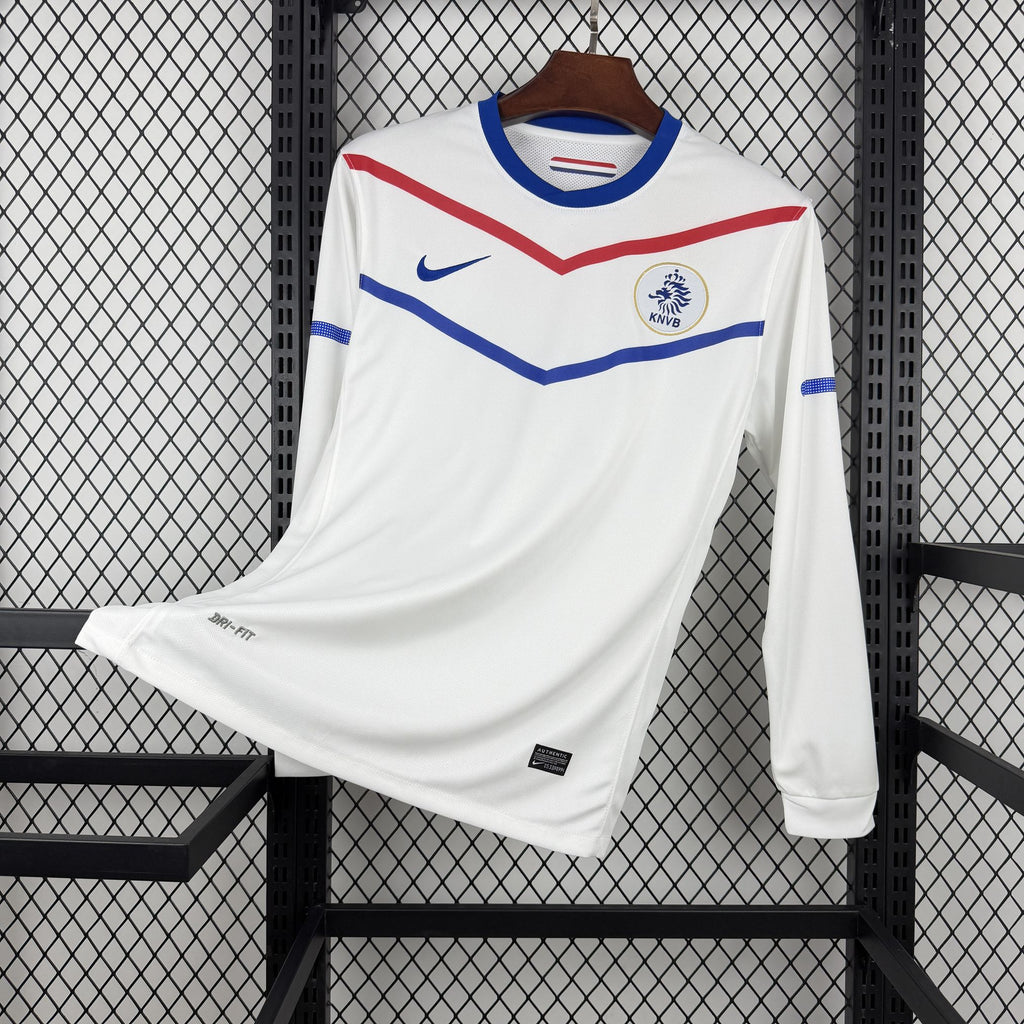 Netherlands 2010 Away Long Sleeve - Retro
