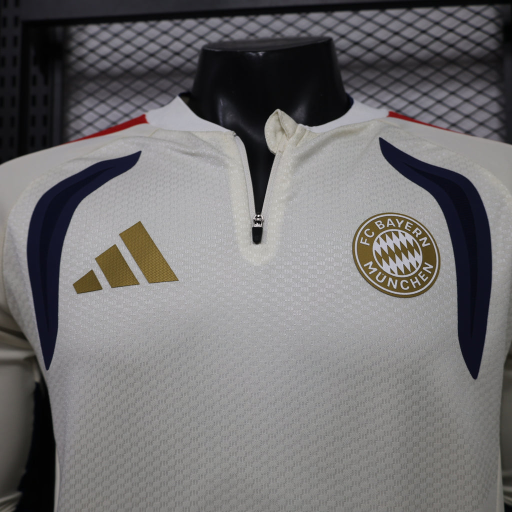 Bayern Munich 2026/27 White ¼  Zip Player Version Training Top
