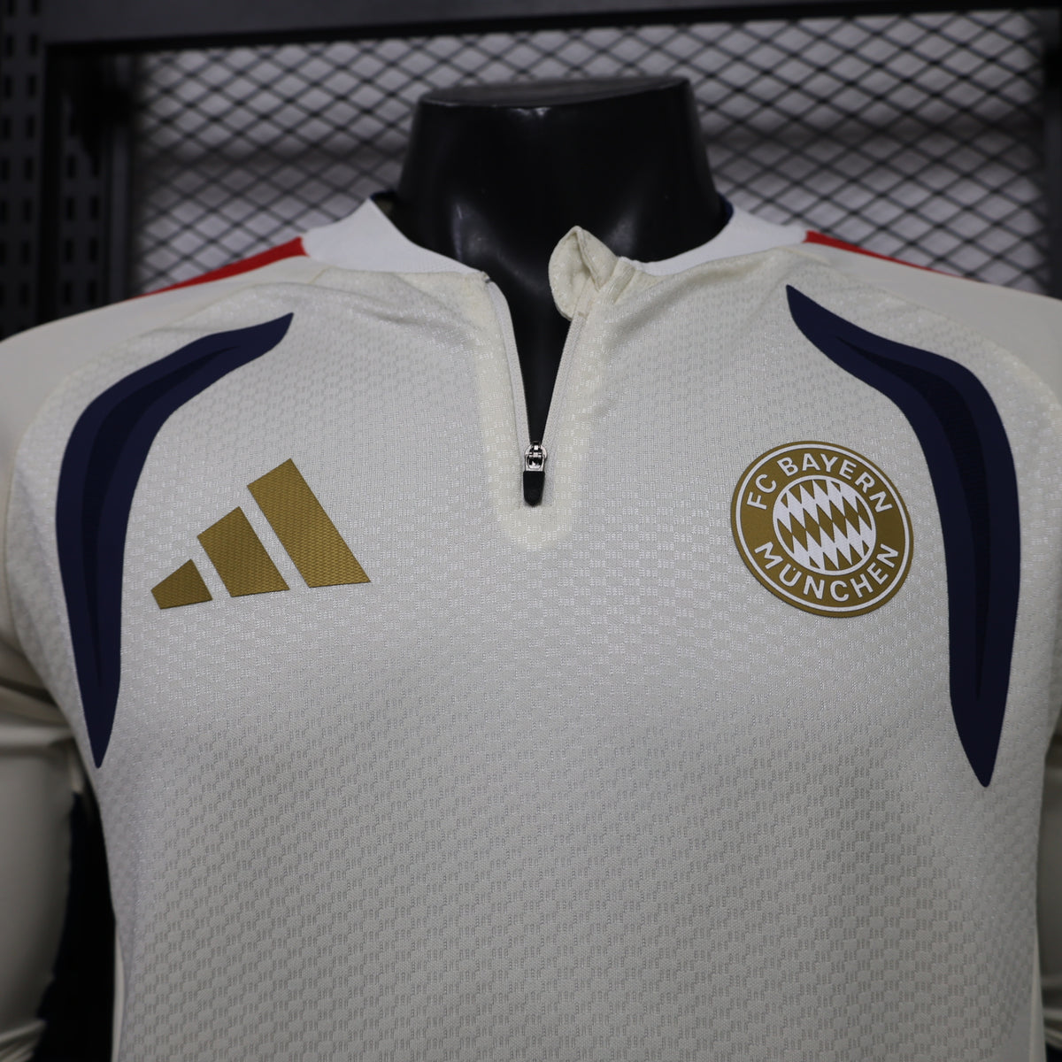 Bayern Munich 2026/27 White ¼  Zip Player Version Training Top