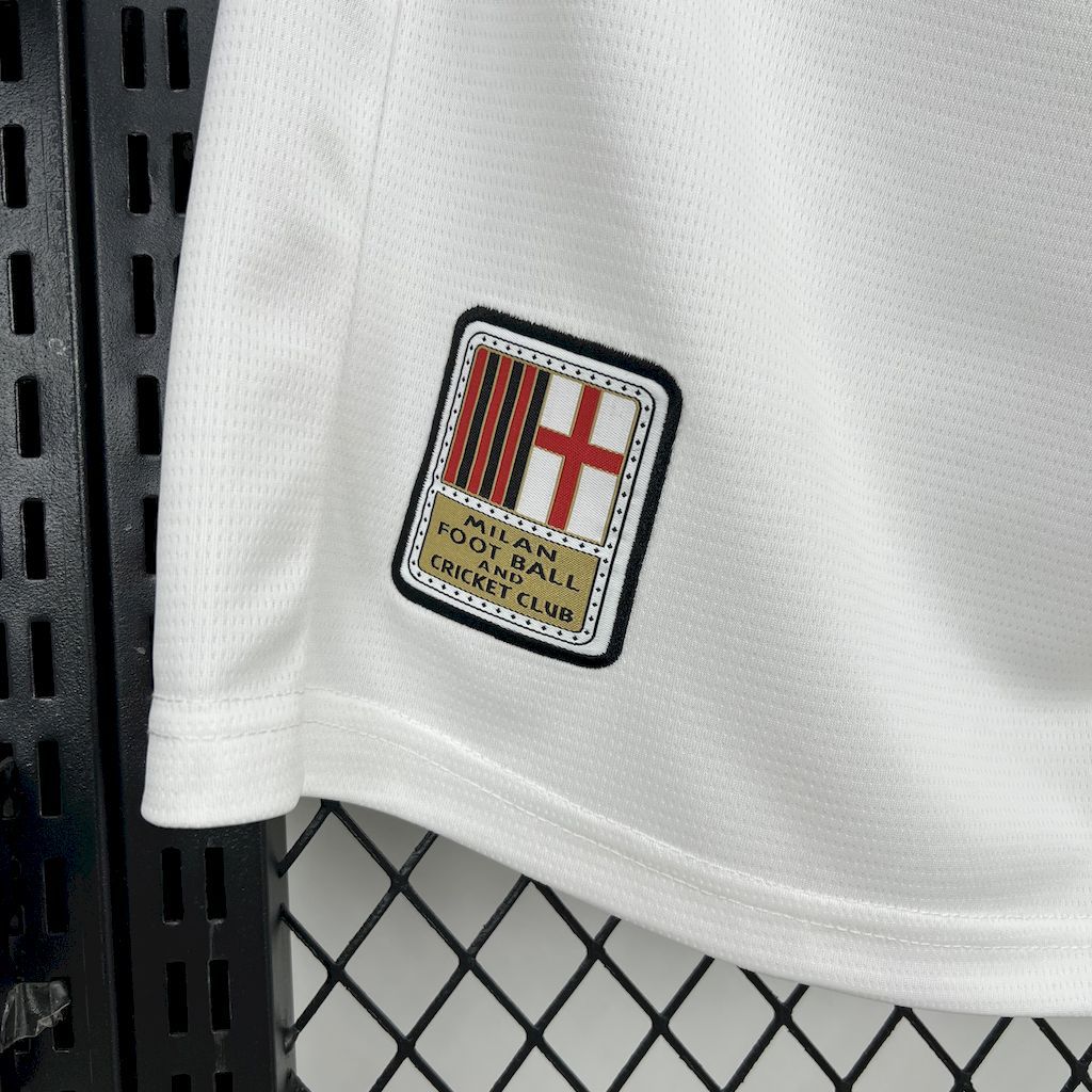 AC Milan 2024/25 125th Anniversary - White Fan Shorts