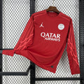 Paris Saint-Germain 2024/25 Red Goalkeeper Long Sleeve - Fan Version