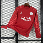 Paris Saint-Germain 2024/25 Red Goalkeeper Long Sleeve - Fan Version