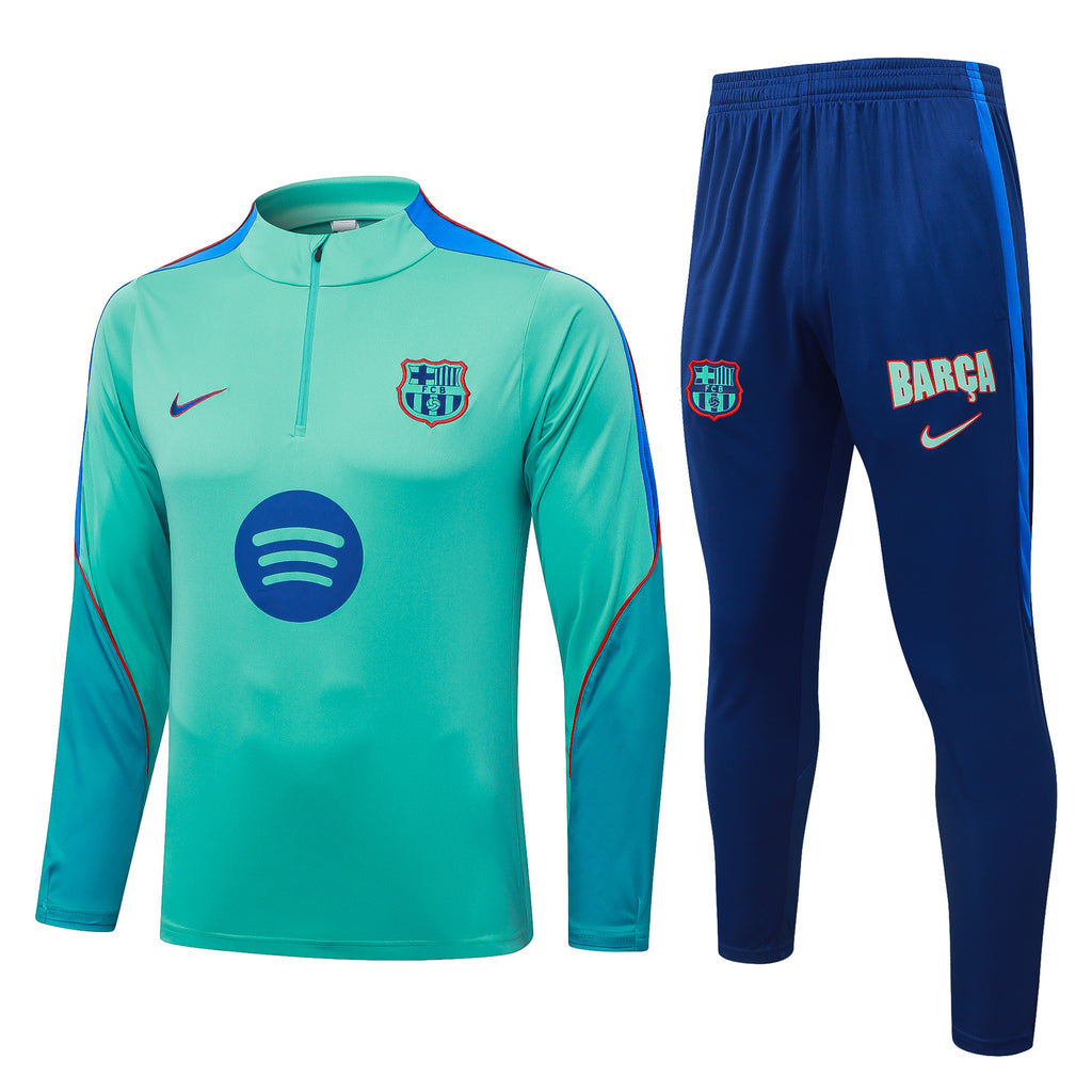 Barcelona 2026/27 Teal ¼  Zip Training Set | Adult + Kids Sizes