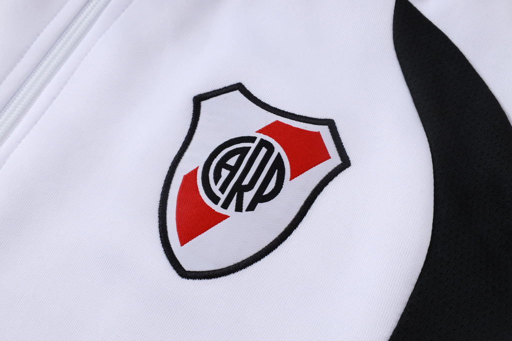 River Plate 2026/27 White BlackTracksuit  | Adult + Kids Sizes