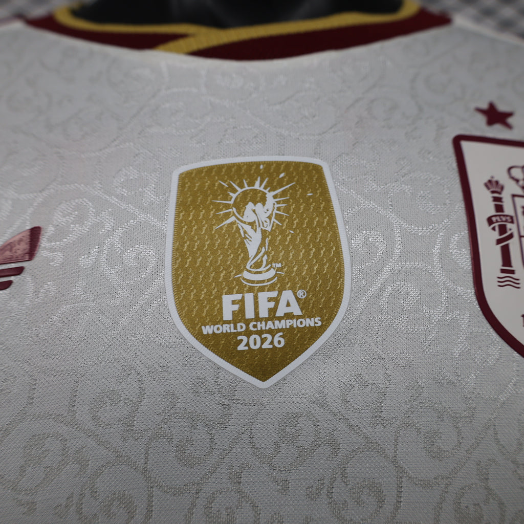 Spain 2026 Away ** 2 Stars + FIFA Champ. Badge Long Sleeve - Player Version