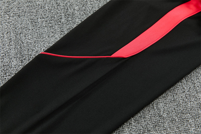 Brazil 2026/27 Black/Red Jordan ¼  Zip Training Set | Adult + Kids Sizes