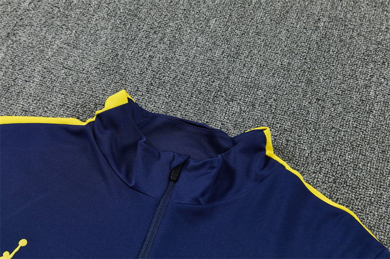 Brazil 2026/27 Navy Jordan ¼  Zip Training Set | Adult + Kids Sizes