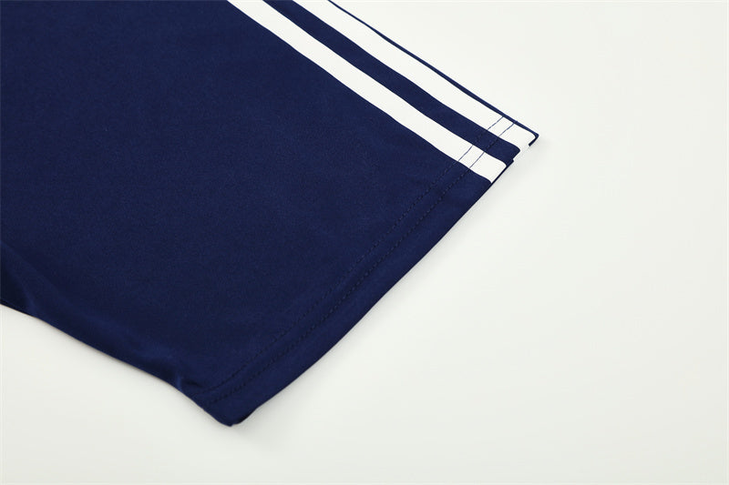 Real Madrid 2007/08 Navy Retro Training Top