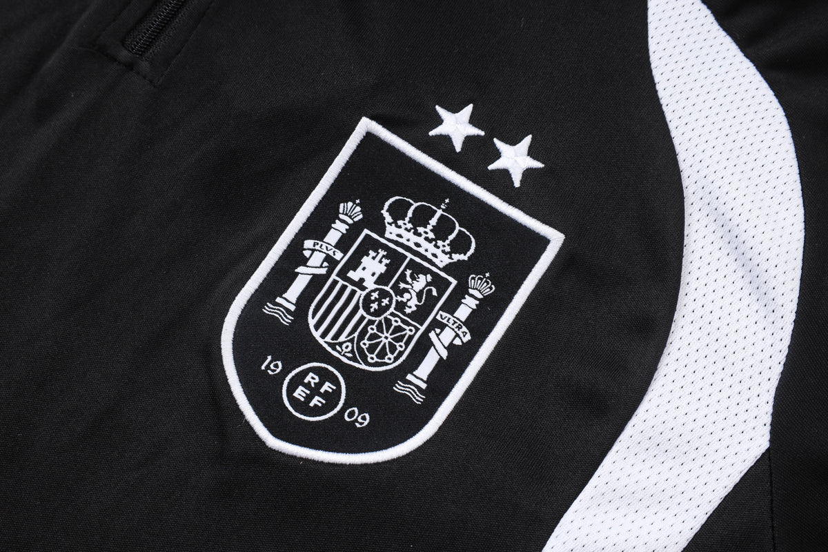 Spain 2026/27 Black ¼  Zip Training Set | Adult + Kids Sizes