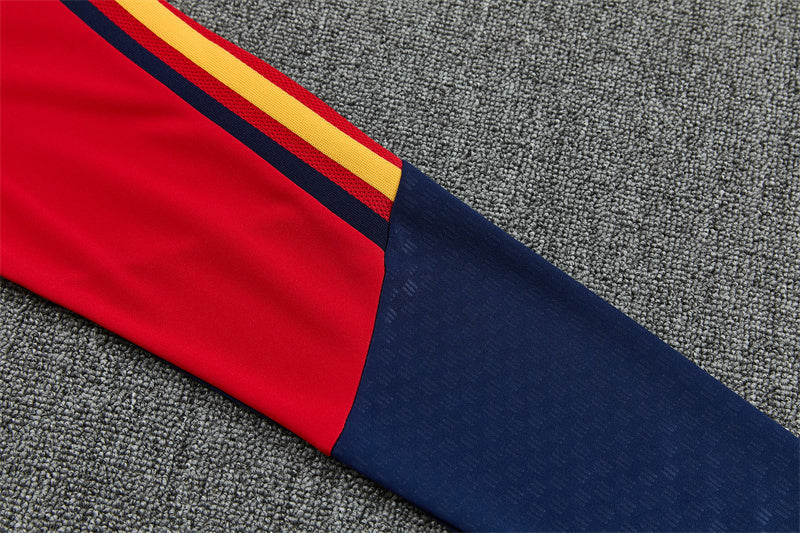 Spain 2026/27 Red/Navy ¼  Zip Training Set | Adult + Kids Sizes