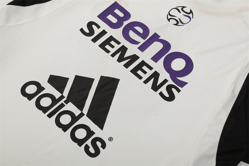 Real Madrid 2006/07 White Retro Training Top