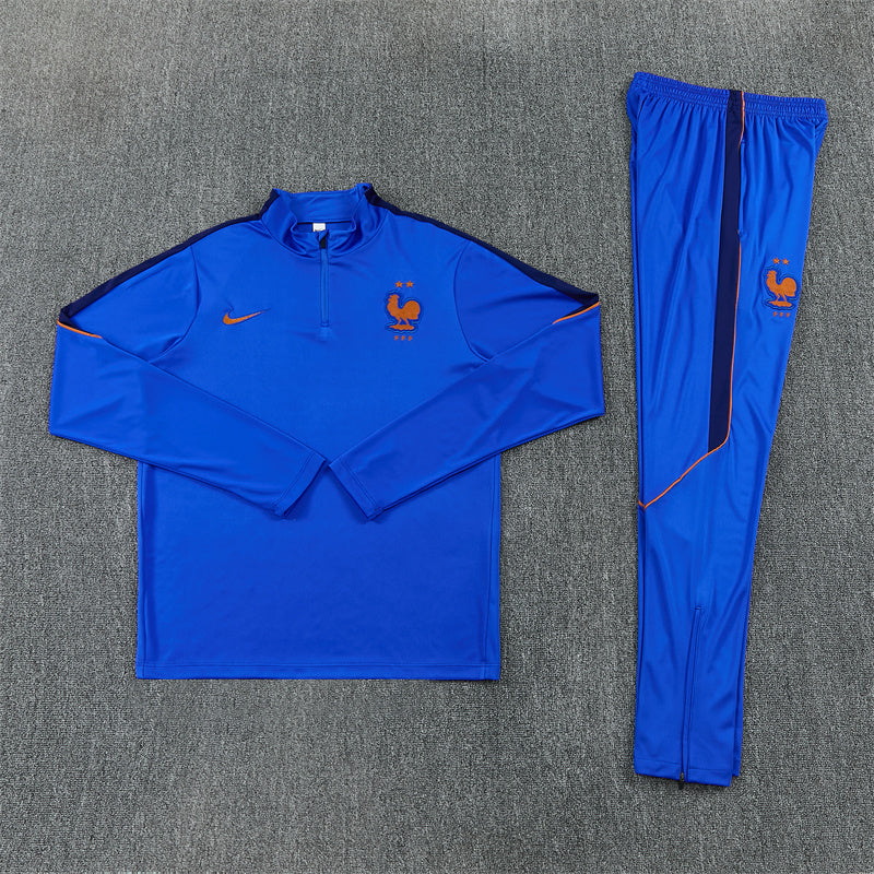 France 2026/27 Blue ¼  Zip Training Set | Adult + Kids Sizes