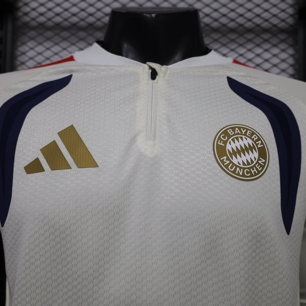 Bayern Munich 2026/27 White ¼  Zip Player Version Training Top