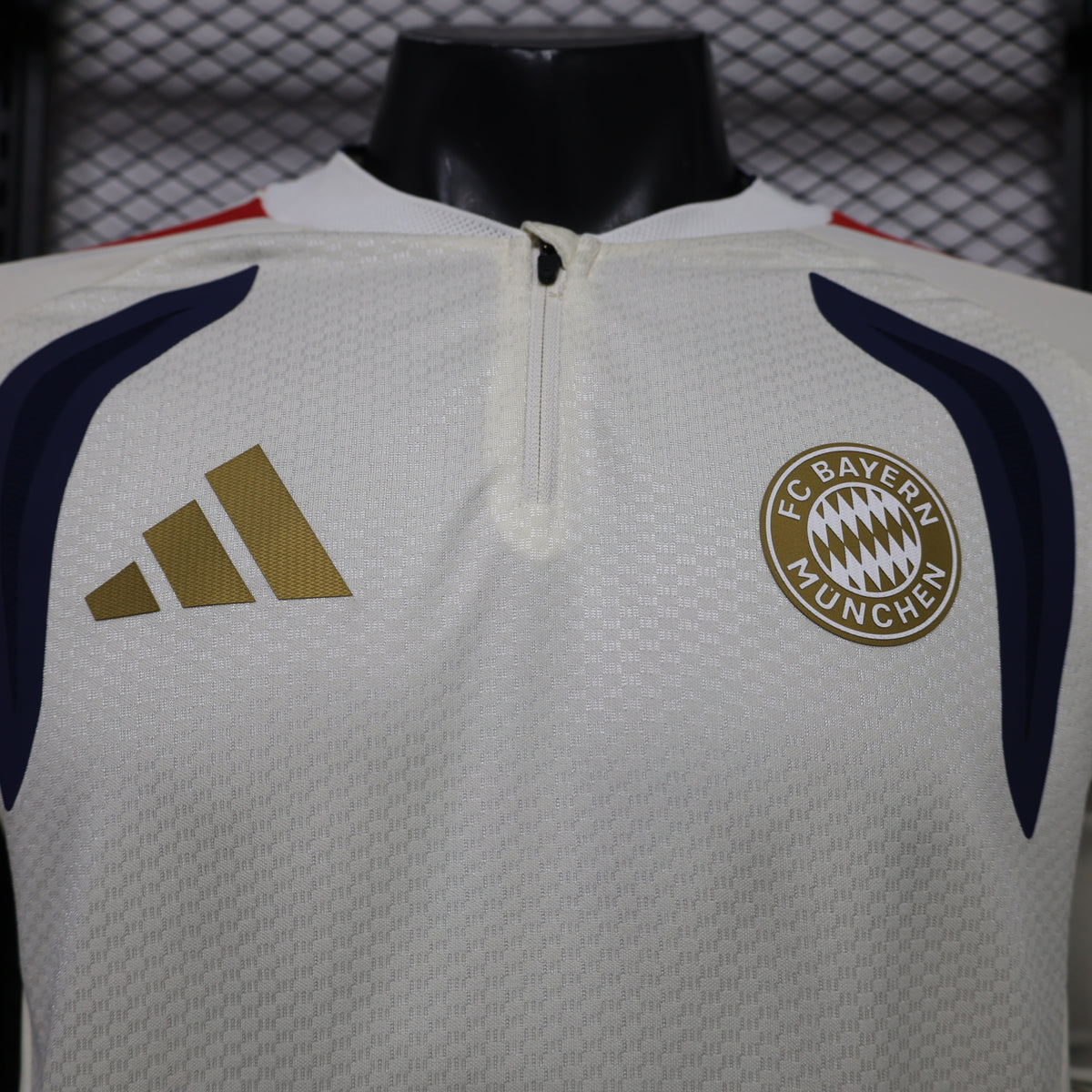 Bayern Munich 2026/27 White ¼  Zip Player Version Training Top