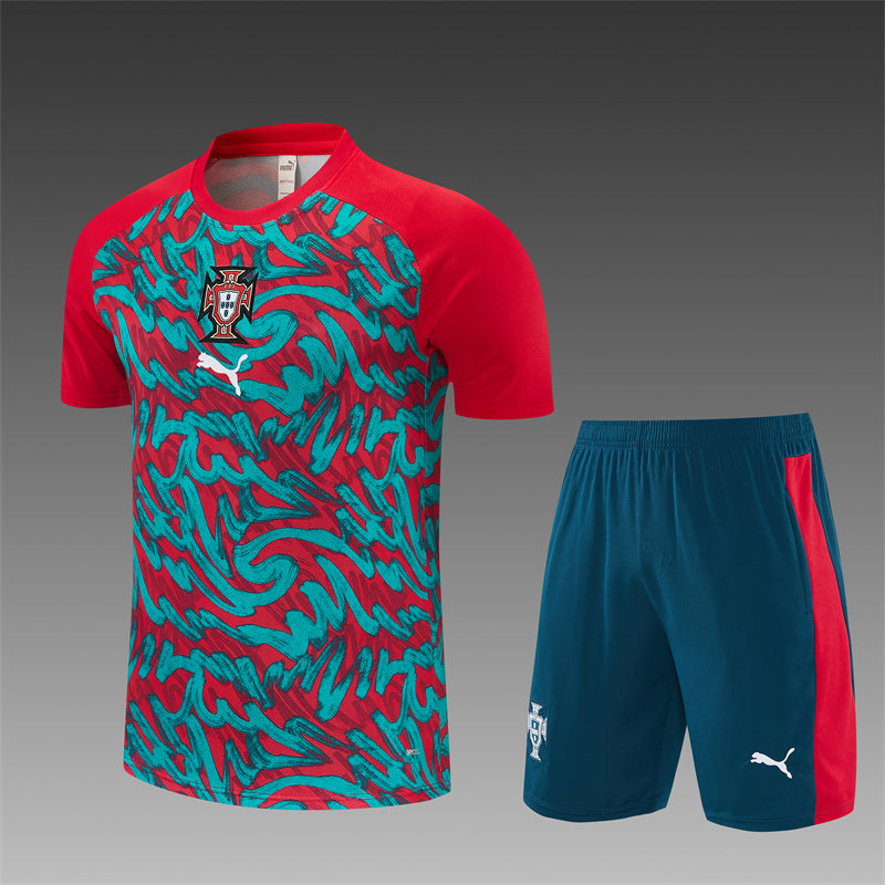 Portugal 2026/27 Red/Green Training Set | Adult + Kids Sizes