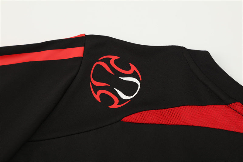 AC Milan 2007/08 Black Retro Training Top