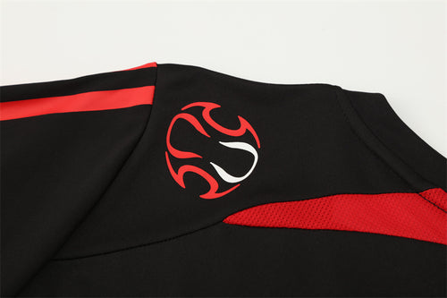 AC Milan 2007/08 Black Retro Training Top