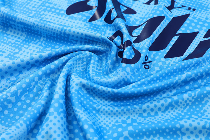 Manchester City 2025/26 Blue ¼ Zip Training Set | Adult + Kids Sizes